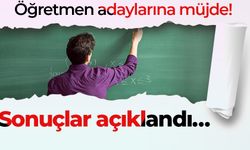 Öğretmen adaylarına müjde! Sonuçlar açıklandı…