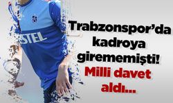 Trabzonspor’da kadroya girememişti! Milli davet aldı…