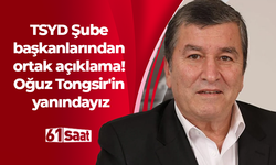 TSYD Şube başkanlarından ortak açıklama! Oğuz Tongsir'in yanındayız