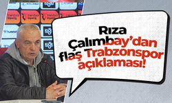 Rıza Çalımbay’dan flaş Trabzonspor açıklaması!