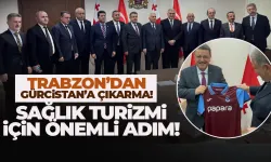 Trabzon'dan Gürcistan'a çıkarma.. Trabzonspor forması hediye ettiler...