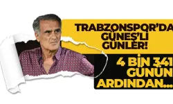 Trabzonspor'da "Güneş'li" günler!