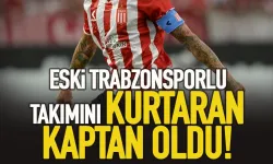 Eski Trabzonsporlu takımını kurtaran kaptan oldu!