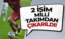 2 yıldız milli takım kadrosundan çıkarıldı