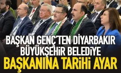 Başkan Genç'ten Diyarbakır Büyükşehir Belediye Başkanına tarihi ayar