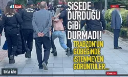 Trabzon'un merkezinde istenmeyen görüntüler...