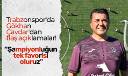 Trabzonspor'da Gökhan Çavdar'dan flaş açıklamalar! “Şampiyonluğun tek favorisi oluruz”