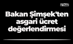 Bakan Şimşek'ten asgari ücret değerlendirmesi