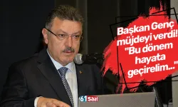 Başkan Genç müjdeyi verdi! "Bu dönem hayata geçirelim..."