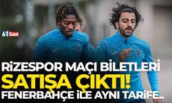 Rizespor-Trabzonspor bilet fiyatları açıklandı! Fenerbahçe ile aynı tarife