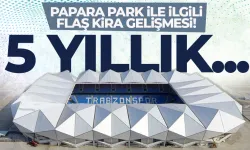 Trabzonspor Papara Park stadı ile ilgili flaş kiralama anlaşması...