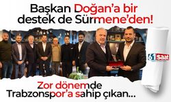 Başkan Doğan’a bir destek de Sürmene’den! Zor dönemde Trabzonspor’a sahip çıkan…