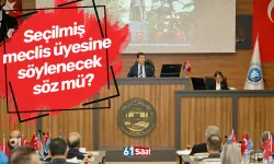 Seçilmiş meclis üyesine söylenecek söz mü?