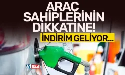 Araç sahiplerinin dikkatine! İndirim geliyor...