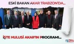 Eski Milli Savunma Bakanı Hulusi Akar Trabzon'da...