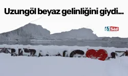 Uzungöl beyaz gelinliğini giydi