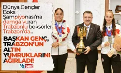 Başkan Genç, Trabzon'un altın yumruklarını ağırladı...