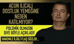 Acun Ilıcalı, Trabzonspor ile dostluk yemeğine neden katılmıyor? Açıkladı...