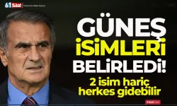 Trabzonspor'da Şenol Güneş belirledi! 2 isim hariç herkes...