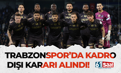 Trabzonspor'da kadro dışı kararı alındı! Son dakika