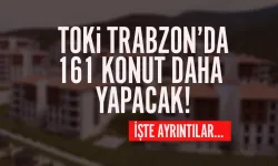 TOKİ Trabzon'da 161 konut yapacak!