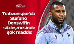 Trabzonspor'da Stefano Denswil'in sözleşmesinde şok madde!