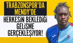 Trabzonspor'da Mendy, yeniden orta sahaya dönüyor...