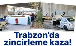 Trabzon’da zincirleme kaza!