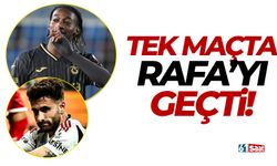 Muhammed Cham, tek maçta Rafa Silva'yı geçti