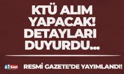 KTÜ alım yapacak! Detayları duyurdu...