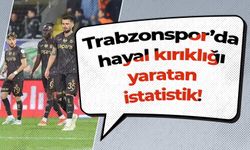 Trabzonspor’da hayal kırıklığı yaratan istatistik!