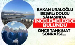 Bakan Uraloğlu, Beşirli Sahil Dolgu Projesinde çalışmaları yerinde inceledi...