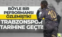 Muhammed Cham, Trabzonspor tarihine geçti!