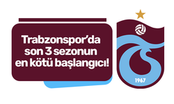 Trabzonspor’da son 3 sezonun en kötü başlangıcı!