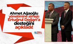 Ahmet Ağaoğlu yönetimine almıştı! Ertuğrul Doğan'a desteğini açıkladı