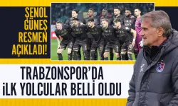 Trabzonspor'da ilk yolcular belli oldu! Şenol Güneş resmen açıkladı...