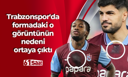 Trabzonspor'da formadaki o görüntünün nedeni ortaya çıktı