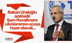 Bakan Uraloğlu açıkladı! Şam Havalimanı uluslararası uçuşa hazır olacak...