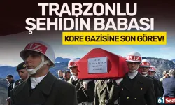 Trabzonlu şehidin babası Kore gazisine son görev!