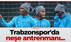 Trabzonspor'da neşe antrenmanı...