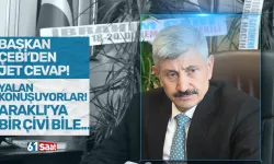 Başkan Çebi'den zehir zemberek jet cevap: Yalan konuşuyorlar... Araklı'ya bir çivi çakmamış insanlardır!