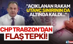 CHP Trabzon'dan flaş asgari ücret tepkisi! "Utanç sınırının da altında..."