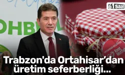 Trabzon'da Ortahisar Belediyesi'nden üretim seferberliği...