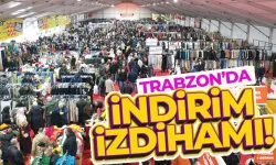 Trabzon'da indirim izdihamı! Yüzde 70 indirim...