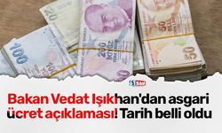 Bakan Vedat Işıkhan'dan asgari ücret açıklaması! Tarih belli oldu