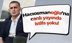 Hacıosmanoğlu’na canlı yayında istifa şoku!