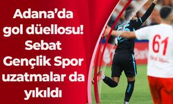 Adana’da gol düellosu! Sebat Gençlik Spor uzatmalar da yıkıldı