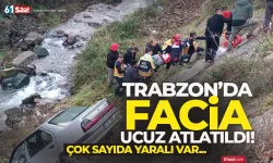 Trabzon'da facia ucuz atlatıldı! 4 yaralı...