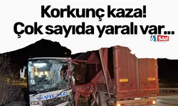 Korkunç kaza! Çok sayıda yaralı var...