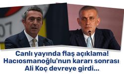 Canlı yayında flaş açıklama! Hacıosmanoğlu'nun kararı sonrası Ali Koç devreye girdi...